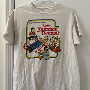 White Graphic Men's Shirt